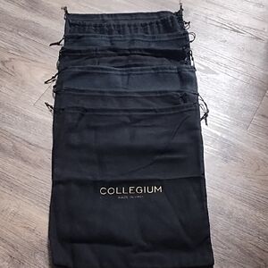 (7) Collegium Black Dust Bags